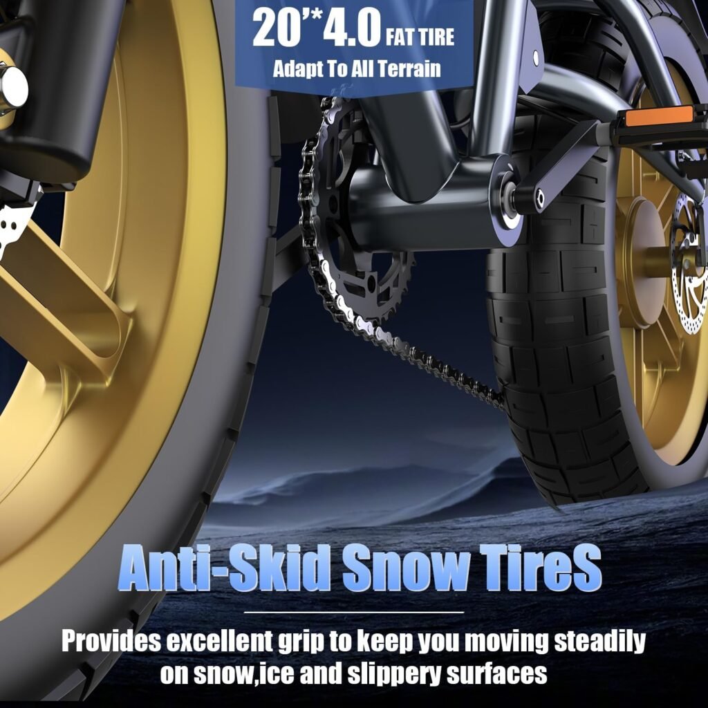 Misodo Electric Dirt Bike 20" Fat Tires