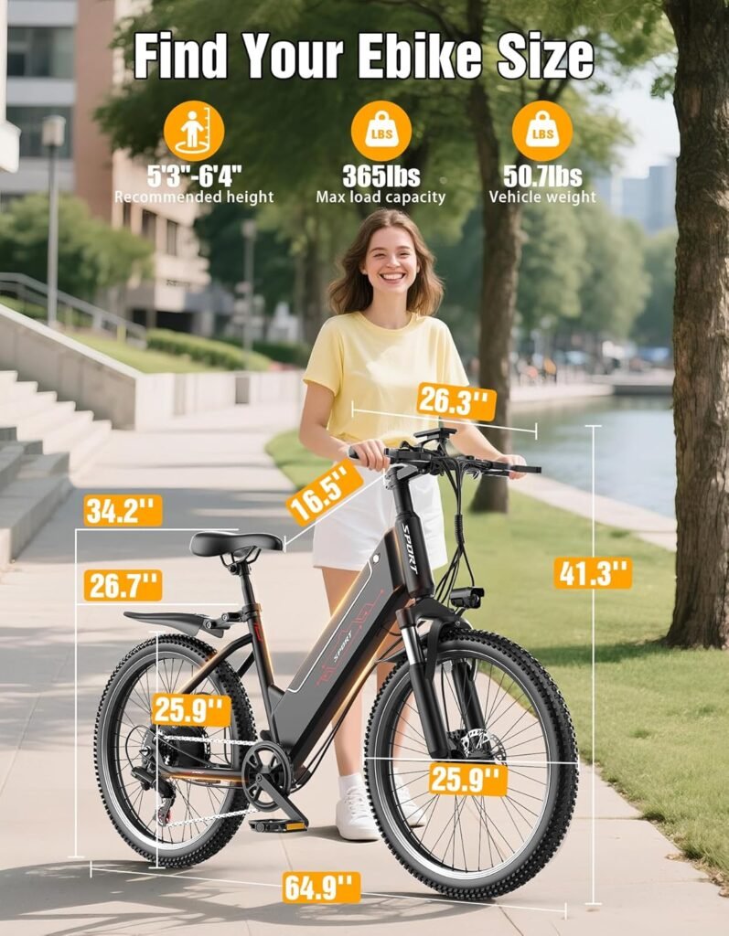 Misodo mountain electric bike size