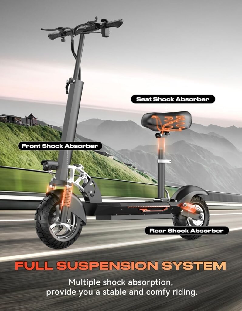 Misodo Q2 electric scooter Dual suspension