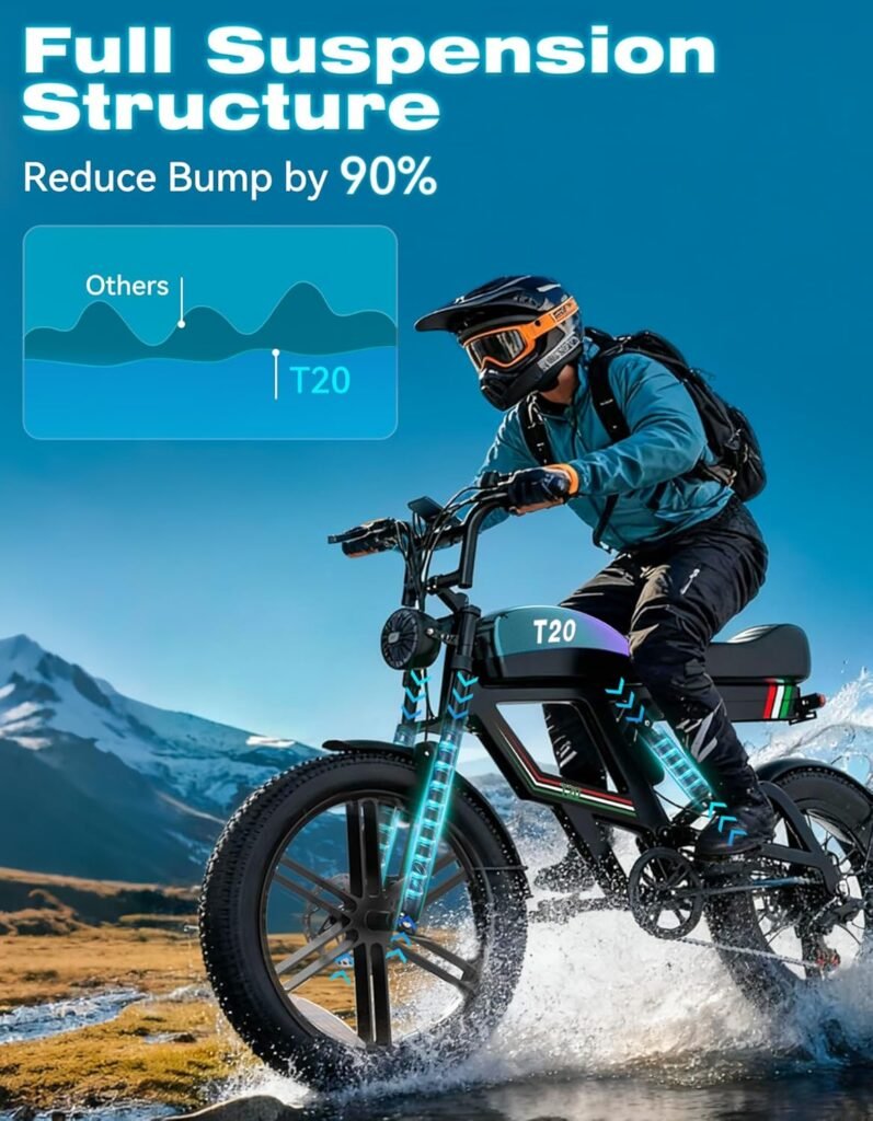 Misodo electric bike for rocks, roots, and uneven surfaces